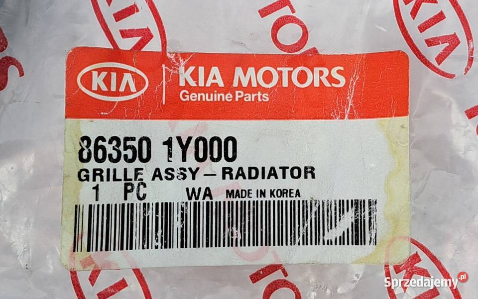 Grill Atrapa Chłodnicy Kia Picanto II 20112015 Mielęcin