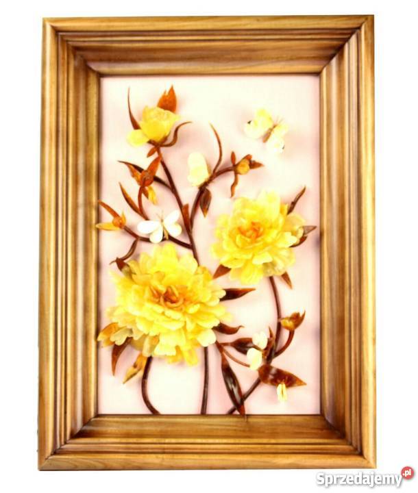 Obraz z naturalnego bursztynu Gdańsk