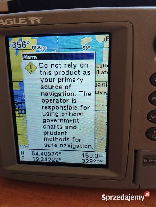 Ploter nawigacyjny EAGLE typ Intelli Map 502c Żeglarstwo