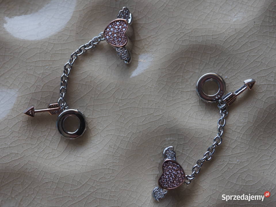 Pandora Charm zawieszk serce skrzydła strzała Warszawa
