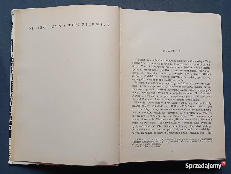 Karol Bunsch Ojciec i syn Nasza Ksiegarnia 1962 Antykwariat Koźminek sprzedam