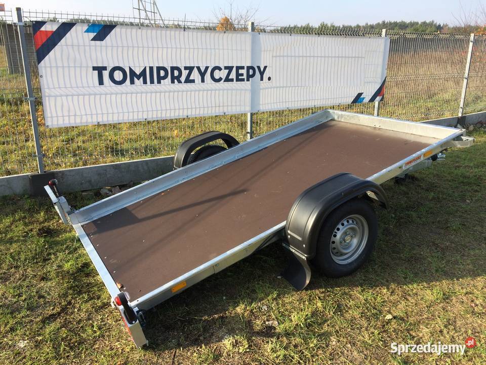 Przyczepa platforma hamowana pod maszyny NEPTUN Piła