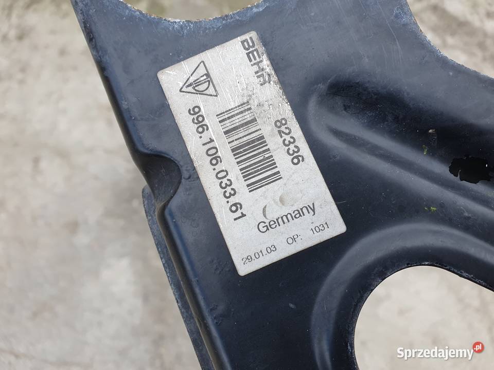 PORSCHE BOXSTER MOCOWANIE CHŁODNICY LEWE Międzychód