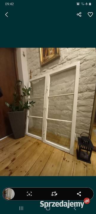 drewniane stare ramy okienne okucia Gdańsk