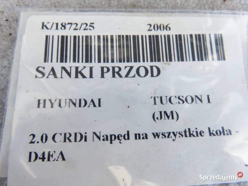SANKI PRZÓD HYUNDAI TUCSON I JM 20 CRDi 4WD 113 małopolskie