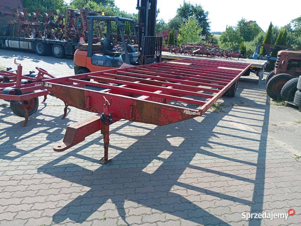 Przyczepa do słomy bel dłużyca 78 metra mocna Metal-Fach Sośno