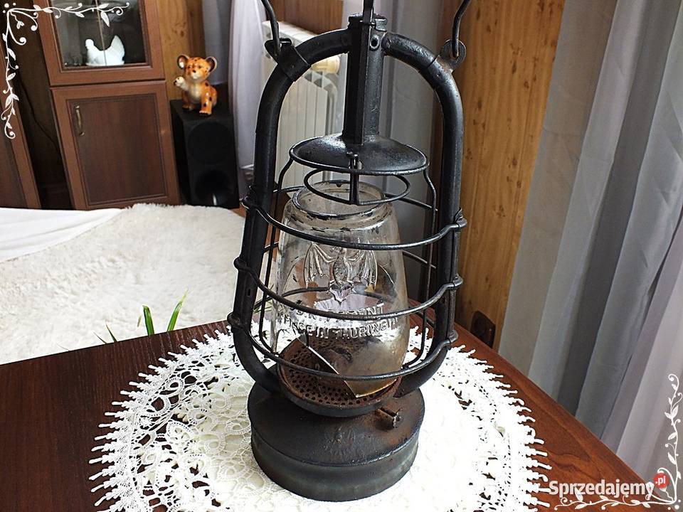 Stara lampa naftowa Nietoperz z lat 2030 I poł Antyki Żary