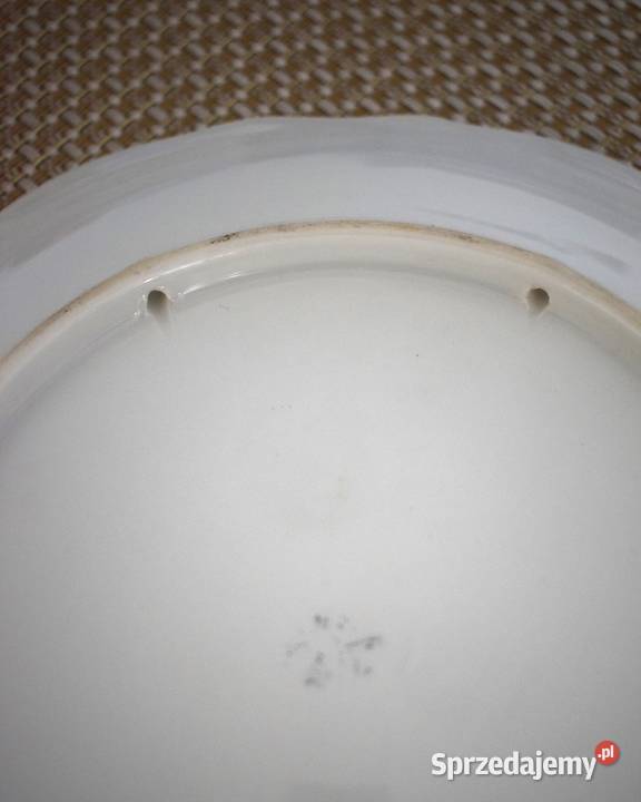 Porcelanowy talerz ozdobny Sójki Niebieskie Porcelana i szkło Chełmno