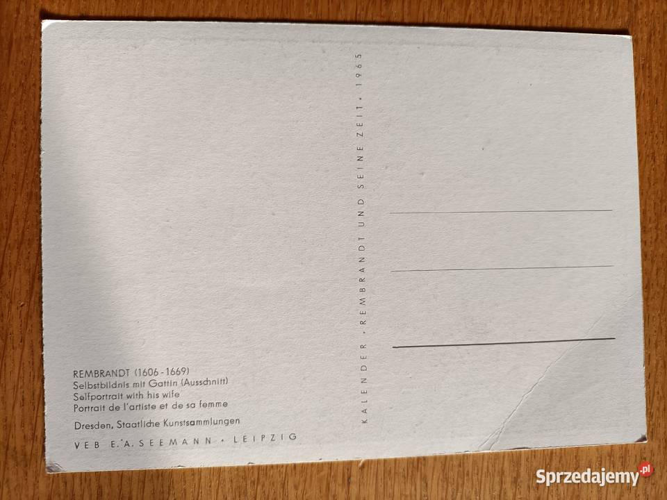 OBRAZ REMBRANDTA HOLENDERSKIEGO MALARZA sprzedam