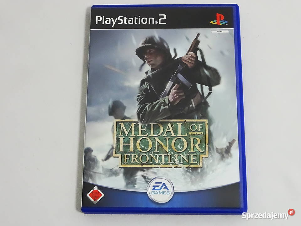 Gra 2 MEDAL OF HONOR FRONTLINE NIEMIECKA wersja Sony Playstation 2 Gry na konsole