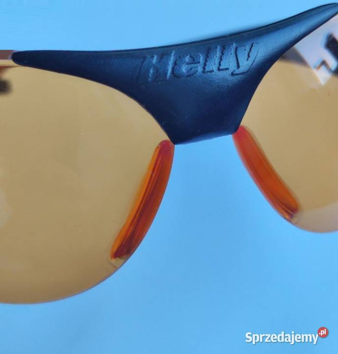 Helly okulary ochronne pomarańczowe