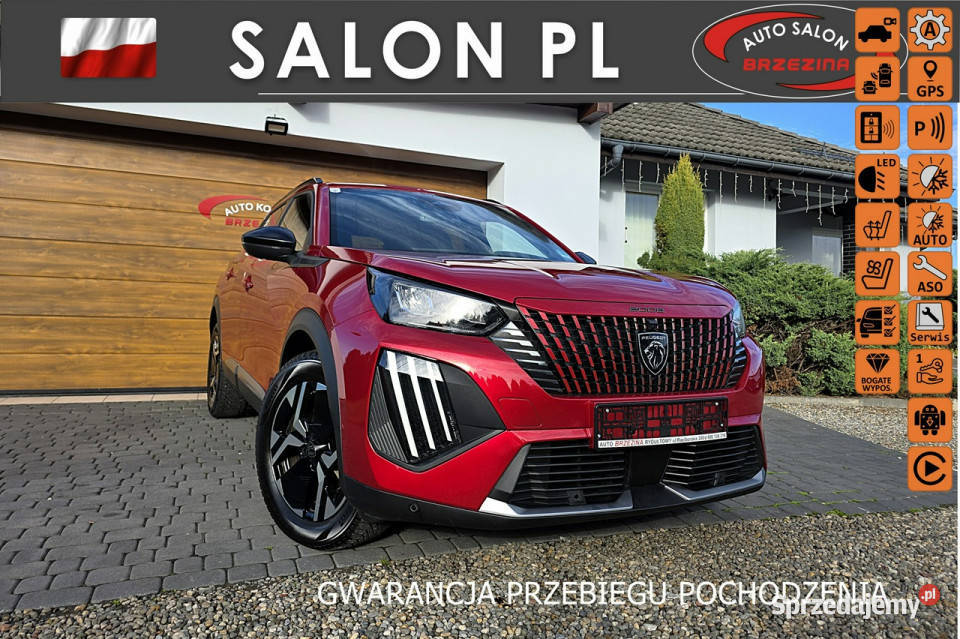 Peugeot 2008 serwis ASO automat FV23 II 2019 kamera cofania