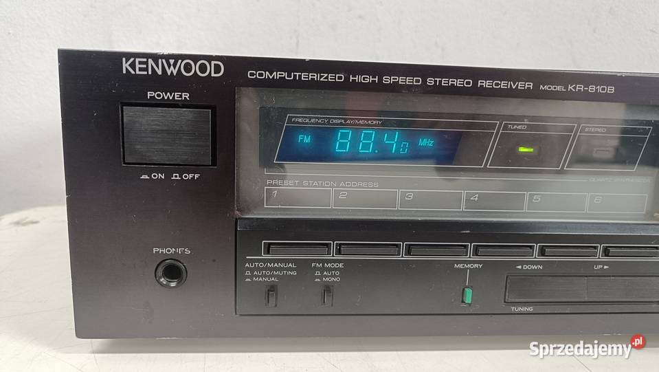 KENWOOD KR810B Amplituner Stereo do przeglądu Poznań