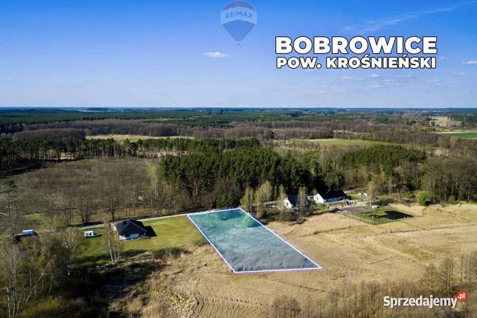 Duża działka z warunkami zabudowy Bobrowice