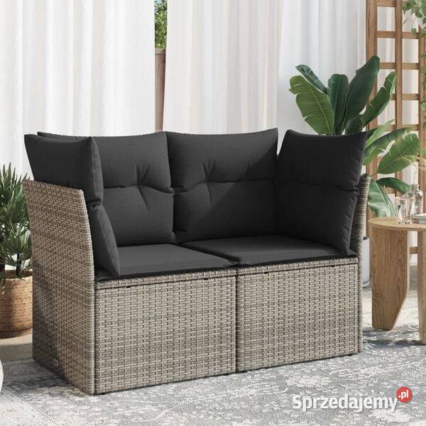 vidaXL Sofa ogrodowa z poduszkami 2osobowa Warszawa