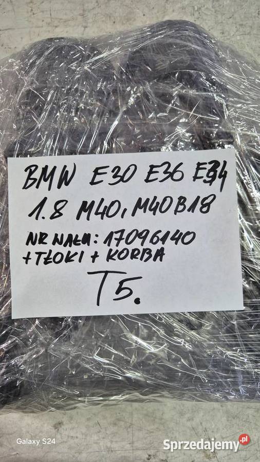 WAŁ KORBOWY Z TŁOKAMI BMW 18 8V E30 E34 518 318 osobowe Kiczyce