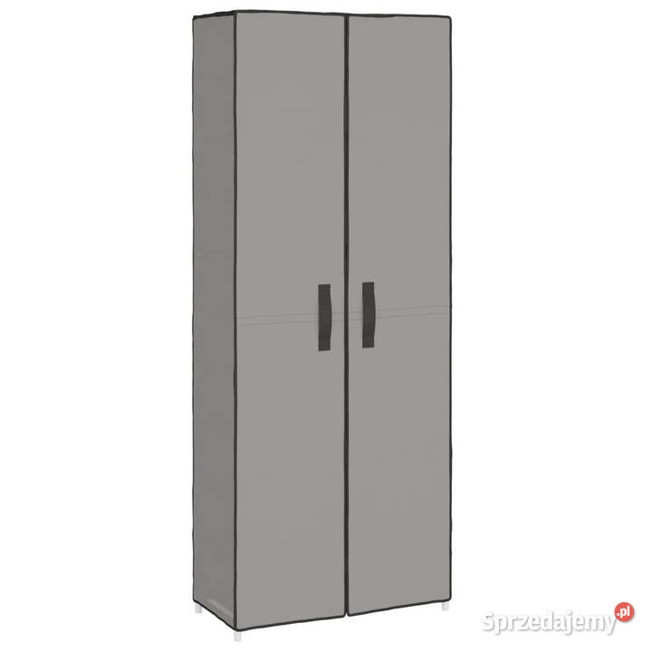 Szafka na buty szara 60x30x166 materiałowa Warszawa