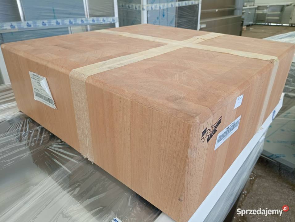 Kloc masarski drewniany 60x60x20 Wrocław wyposażenie