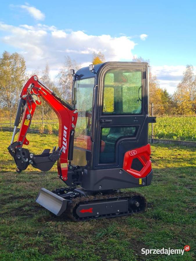 Mini koparka LEITE 1012S z Kabiną Nowa dostępna Gąsiennice Zajączki Drugie
