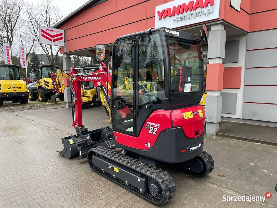 Minikoparka YANMAR SV22 PREMIUM fabrycznie nowa 1h podlaskie Białystok