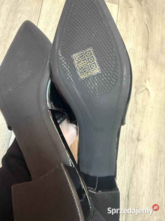 41 czarne czółenka wieczorowe z odkrytą Pięta inna Kraków