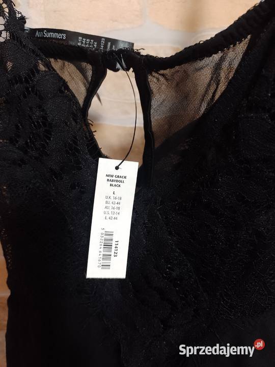 4244 XLXXL Ekskluzywna czarna halka z Londynu Rozmiar XL małopolskie Kraków