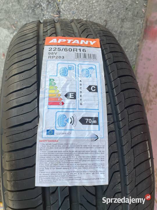 OPONA LETNIA APTANY RP203 22560R16 98V NAJTANIEJ śląskie Jaworzno