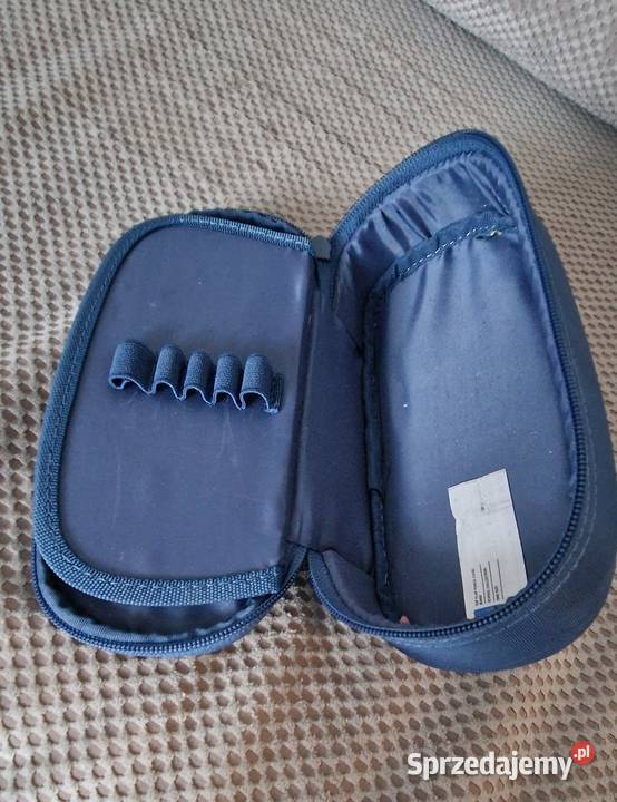 piórnik Oxford z klapką saszetka niebieski Artykuły szkolne Kraków sprzedam