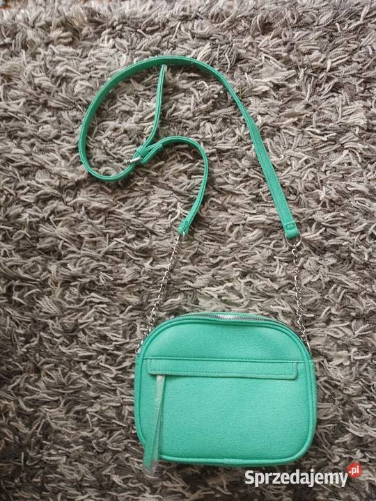 Torebka listonoszka miętowo zielona 18cm Chrzanów sprzedam
