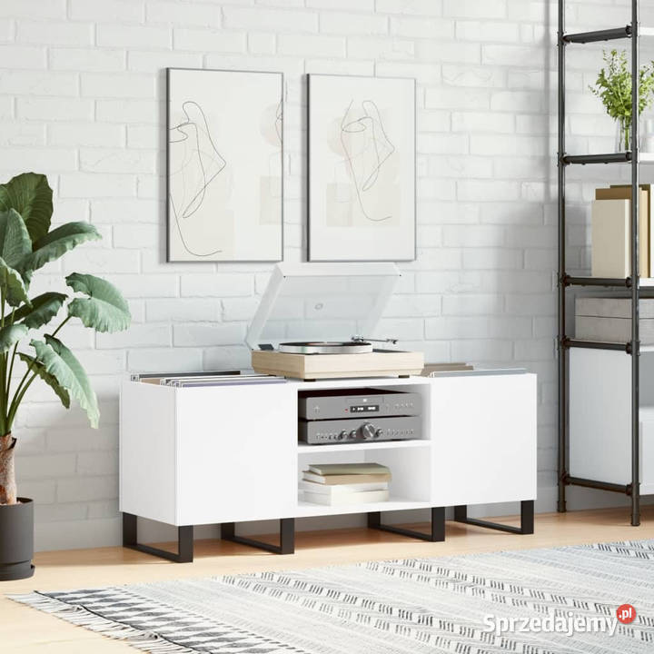 Szafka na płyty biała 121x38x48 materiał mazowieckie Warszawa