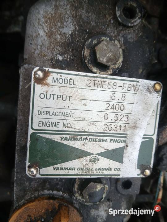 Minikoparka yanmar b08 uszkodzony silnik podkarpackie Leżajsk