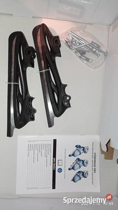 Łyżwy wrotki łyżworolki rolki dziewczęce 60kg