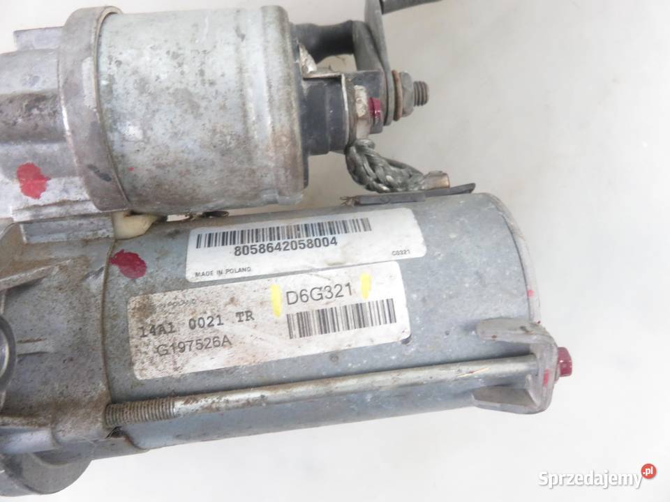 ROZRUSZNIK FIAT IDEA 350 13 D Multijet 188 A9000 Układ elektryczny silnika małopolskie