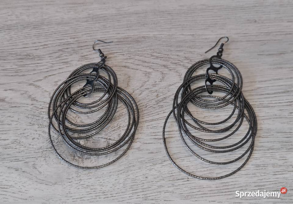 Kolczyki damskie koła wiszące Łódź