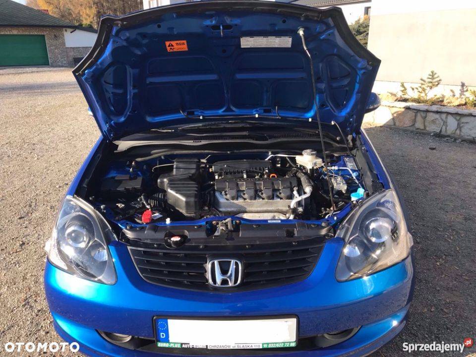 Honda Civic czyste i zadbane wnętrze Chrzanów