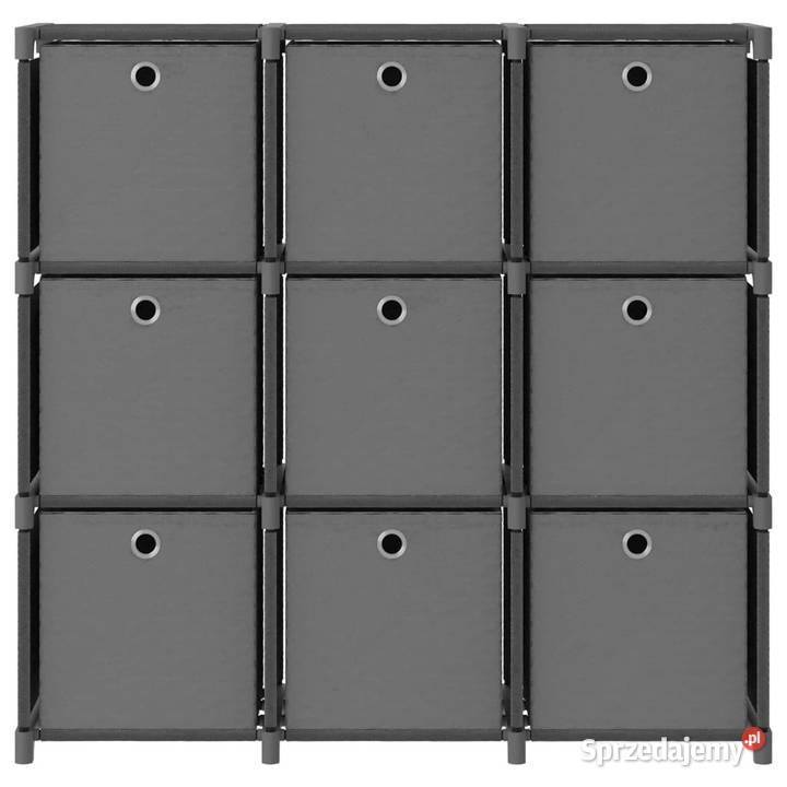 Regał z 9 przegrodami pudełka szary 103x30x1755 Warszawa sprzedam