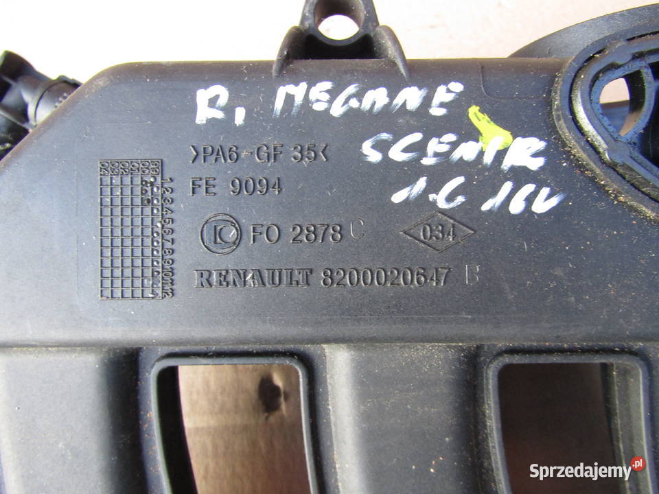 KOEKTOR SSĄCY DOLOTOWY RENAULT MEGANE I LAGUNA osobowe Mysłaków