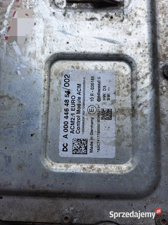 Moduł sterownik Adblue A0004464854002 Mercedes Rok produkcji 2015 Staszów sprzedam