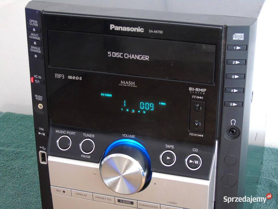 Wieża Panasonic SAAK750 USB mp3 RDS CD AUX sprzedam