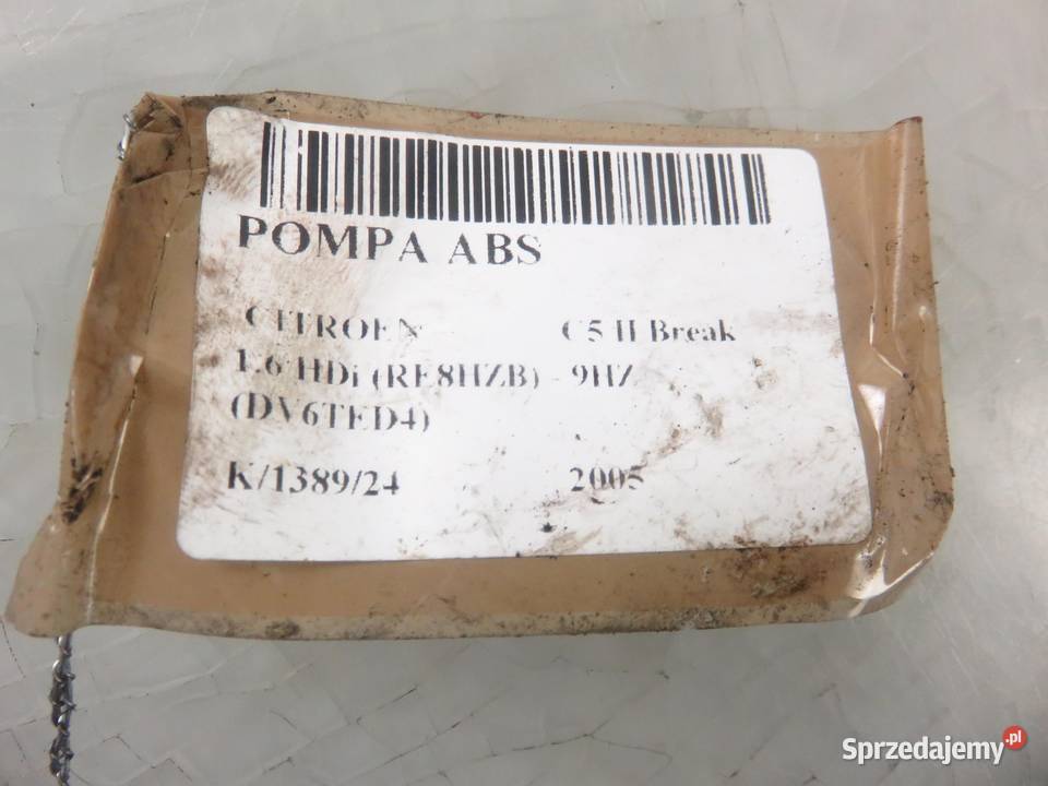 POMPA ABS CITROEN C5 II 9656419780 10096011463 małopolskie