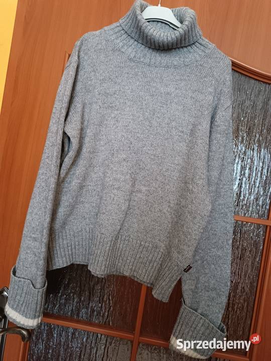 Golf szary ciepły Inny materiał Cieszyn