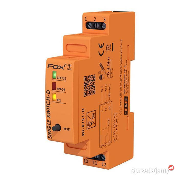 Pojedynczy przekaźnik WiFi FF SINGLE SWITCH