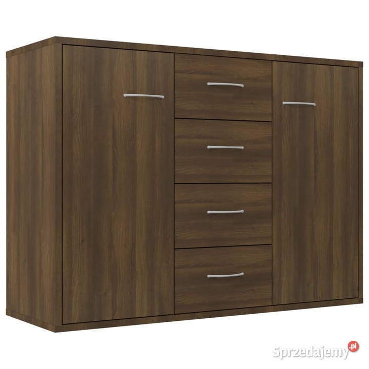Komoda brązowy dąb 88x30x65 materiał Warszawa