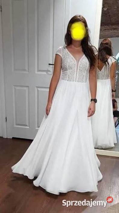Suknia ślubna lekka zwiewna wygodna Kraków