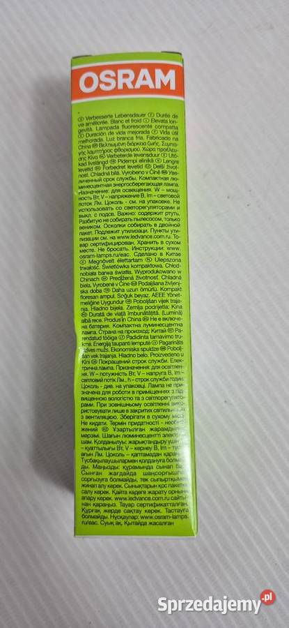 ZESTAW 10x Świetlówka OSRAM DULUX D 13W840 G24d1 Biłgoraj