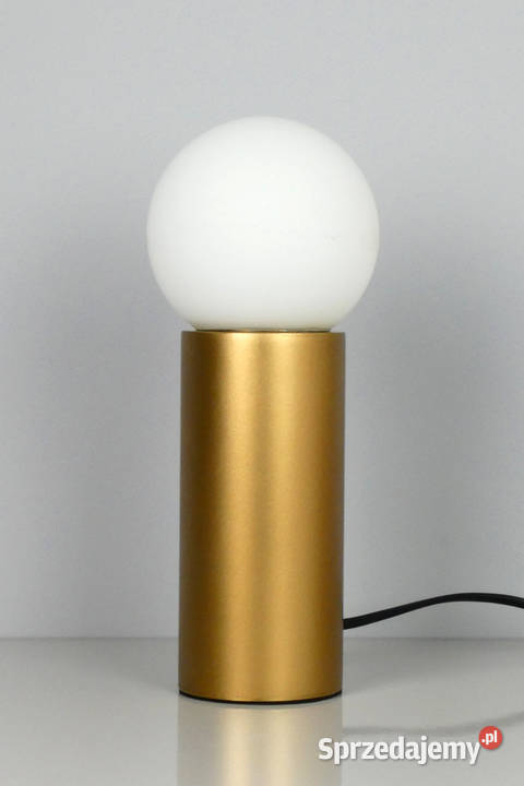 Lampa biurkowa GULDBODA złoty kula biała kujawsko-pomorskie Nowe