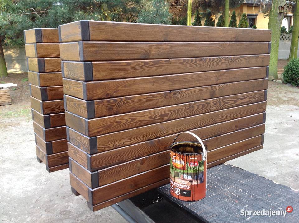 Donicedoniczki drewnianeogrodowe pod wymiar Kalisz