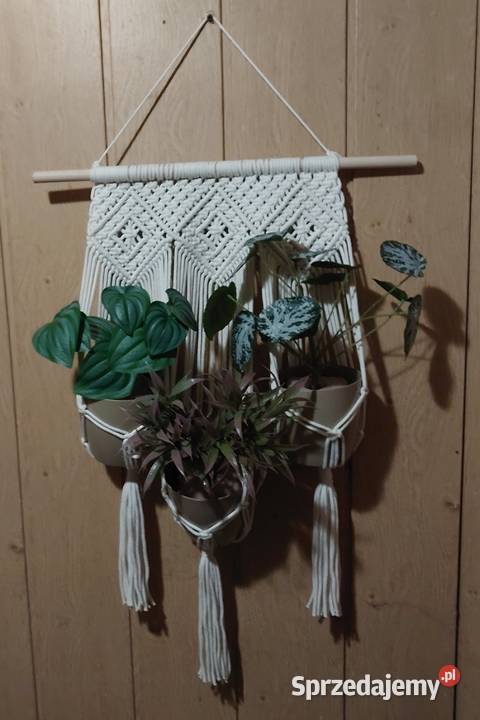 KWIETNIK MAKRAMA NAŚCIANĘ Dębica