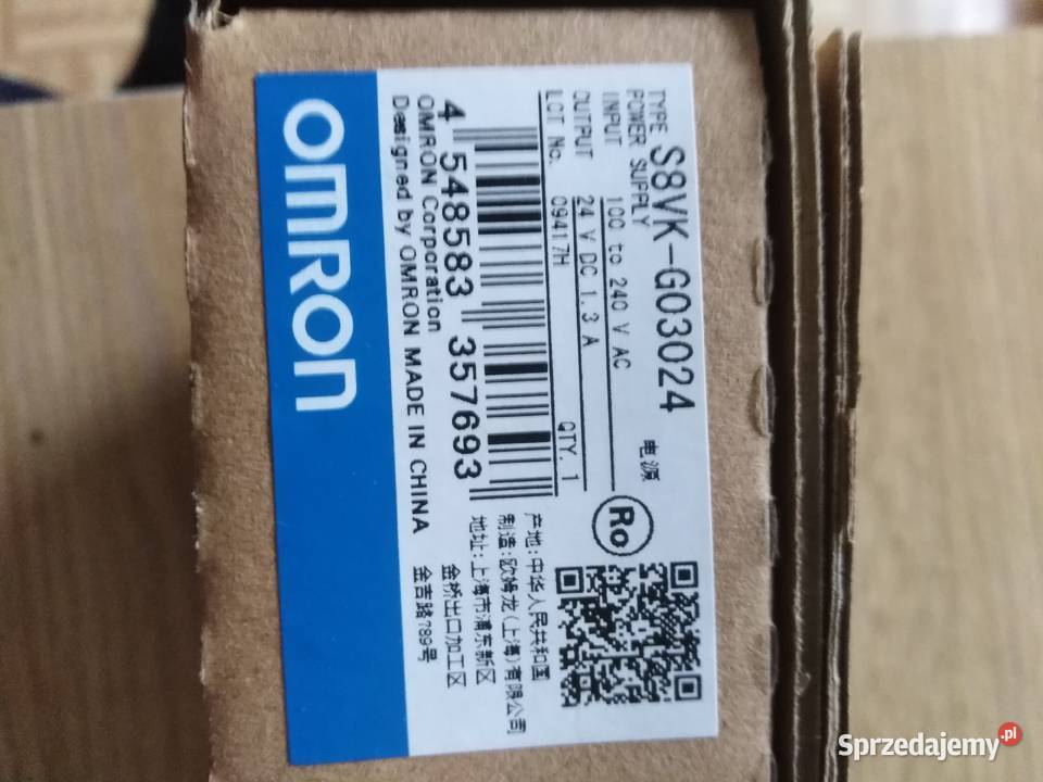 Zasilacz Omron S8VKG03024 Sucha Rzeczka sprzedam