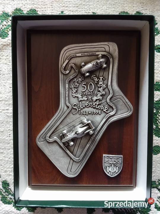 Medal okolicznościowy 50lecie toru F1